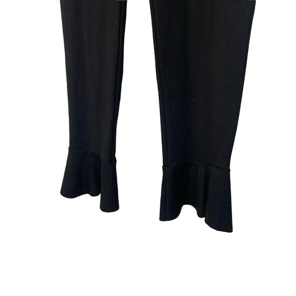 Bailey 44 Passion Ruffle-Hem Cropped Pants‎ Black Size Small - Picture 3 of 7